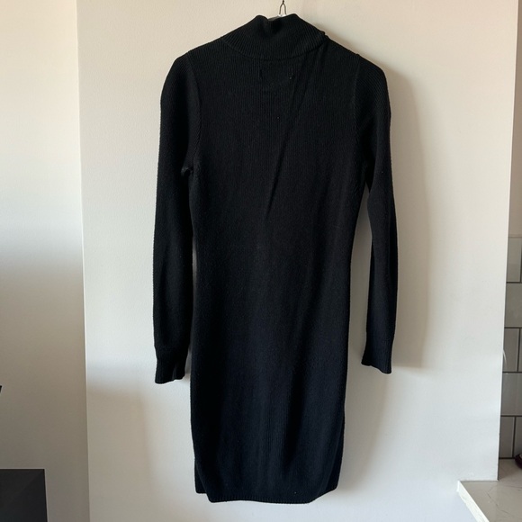 Abercrombie Black Quarter Zip Sweater Dress - Picture 3 of 4